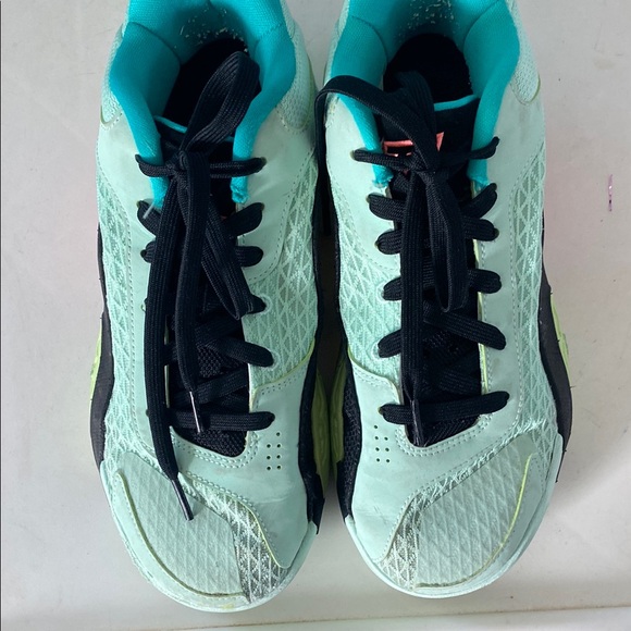 Jason Tatum basketball Mint and Black Lace-Up Sneakers - Picture 6 of 8